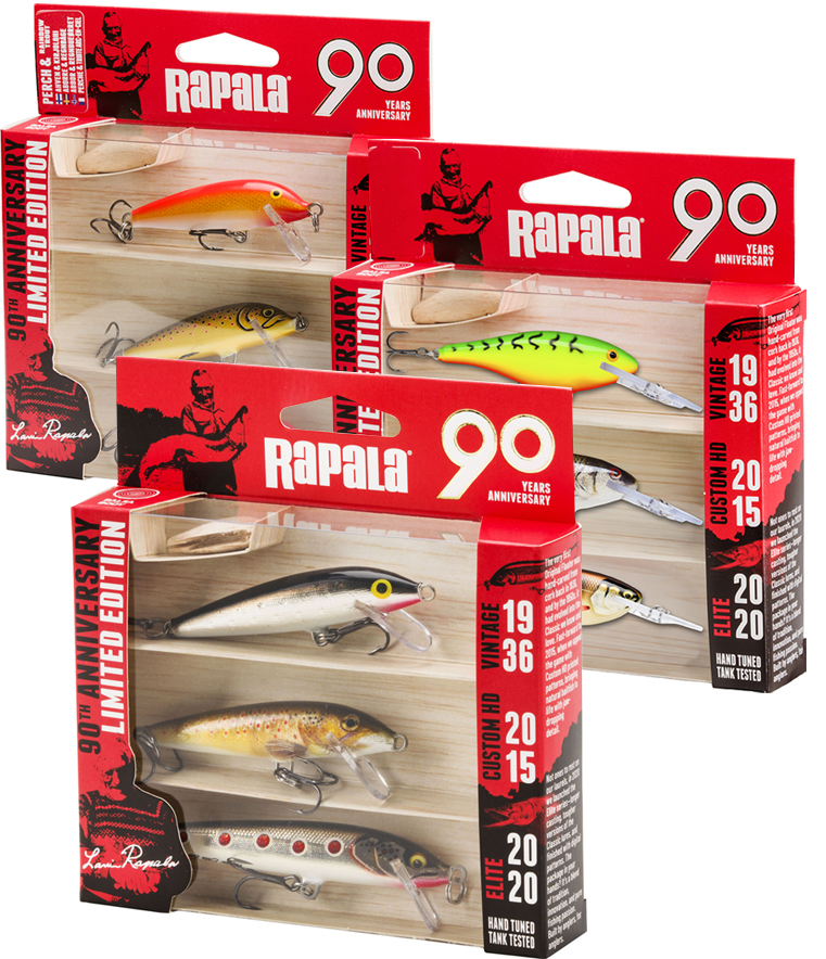 RAPALA 90 YEARS PACKAGES